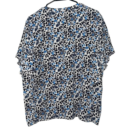 Zadig & Voltaire‎ Tafi Soft Flower Block Shirt Large - Picture 7 of 8